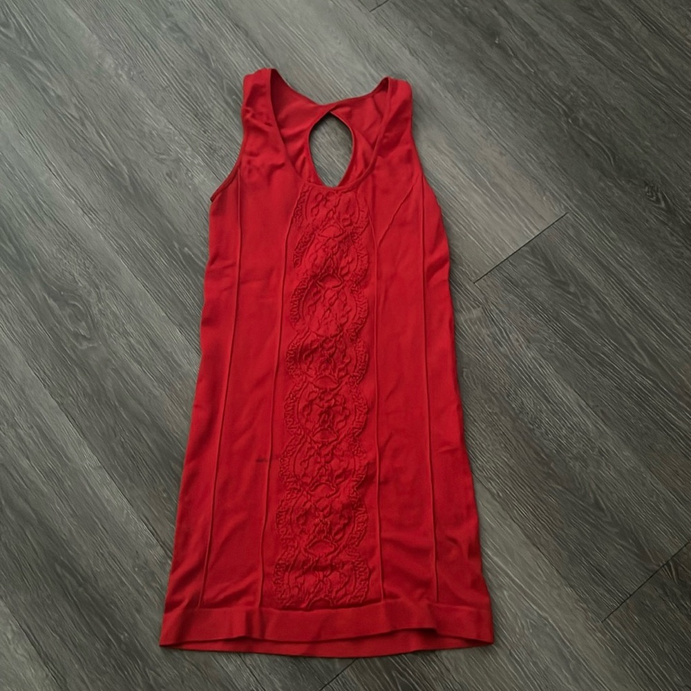 Red dress